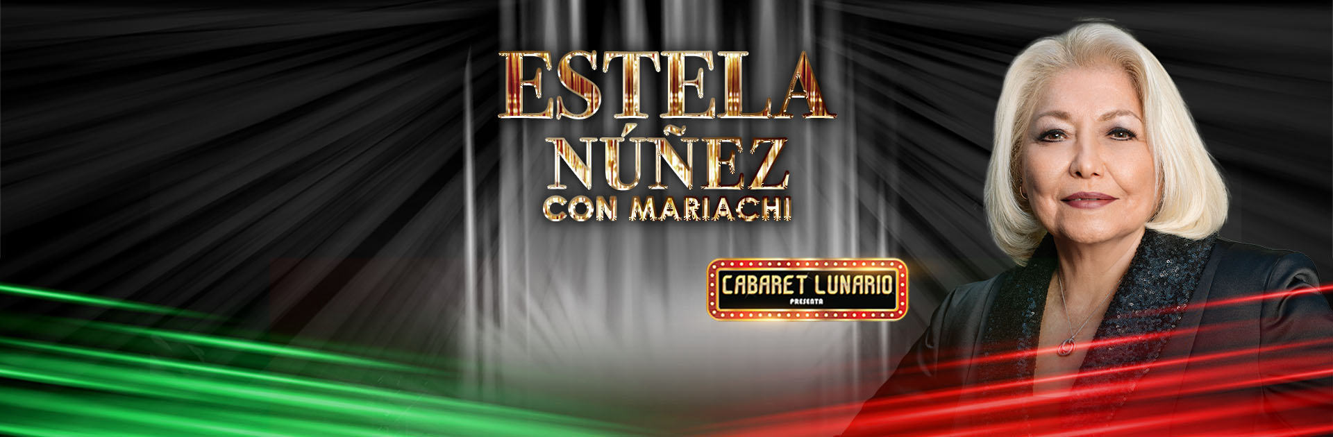 Cabaret Lunario Presenta: Estela Núñez con mariachi